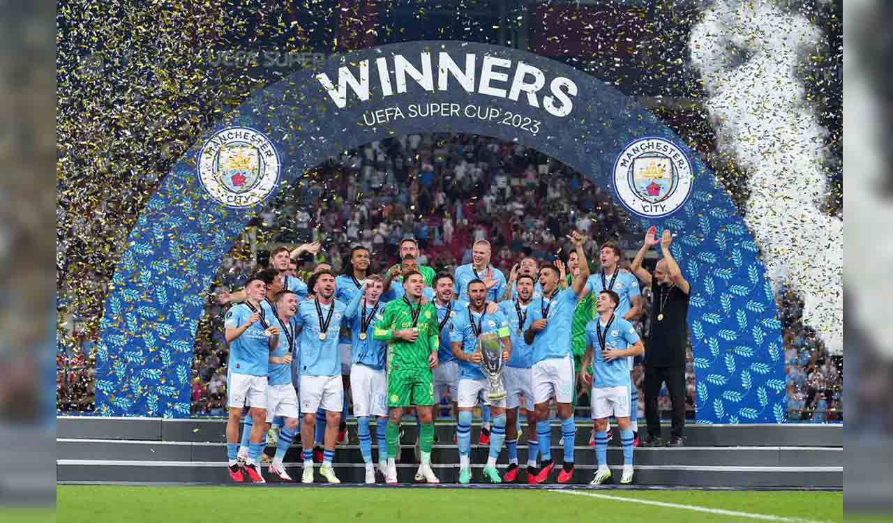 Manchester City claims first UEFA Super Cup