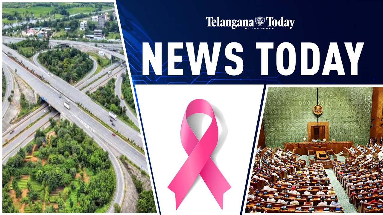 News Today: Parliament Monsoon Session, Hyderabad ORR Speed Limits, Cancer Mortality Rate And Others