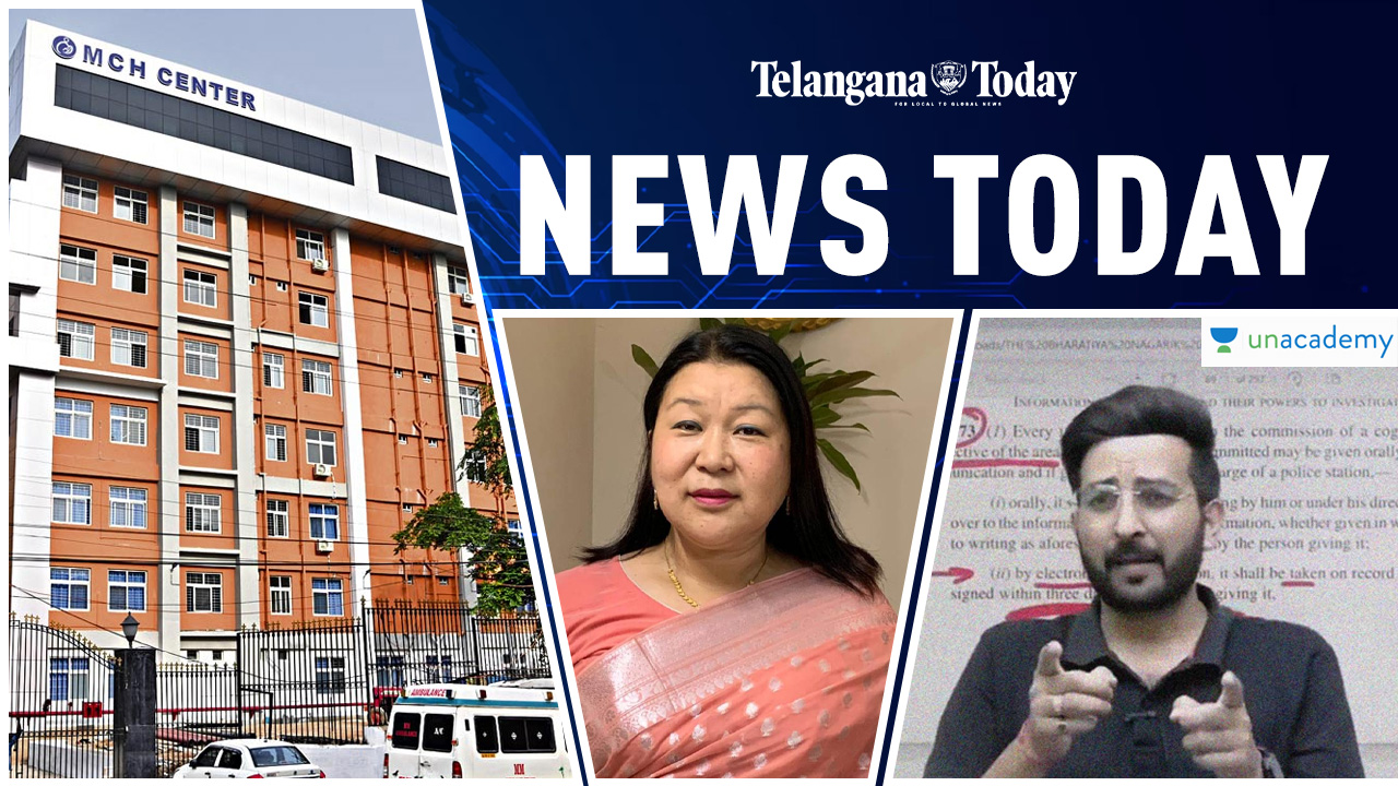 News Today: MCH Centre At Gandhi Hospital, Hyderabad Professor For ISS, And Unacademy Social Media Criticism