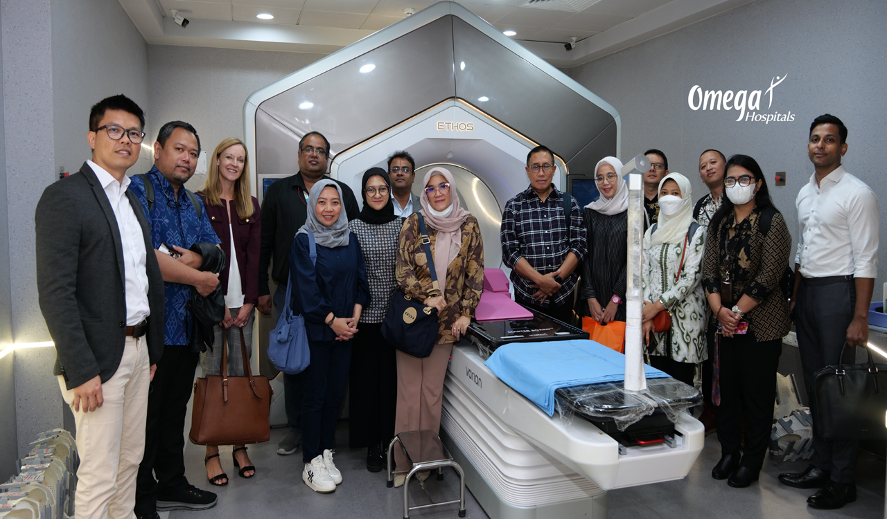 Hyderabad: Delegation from Indonesia explores advanced cancer care at Omega Hospitals