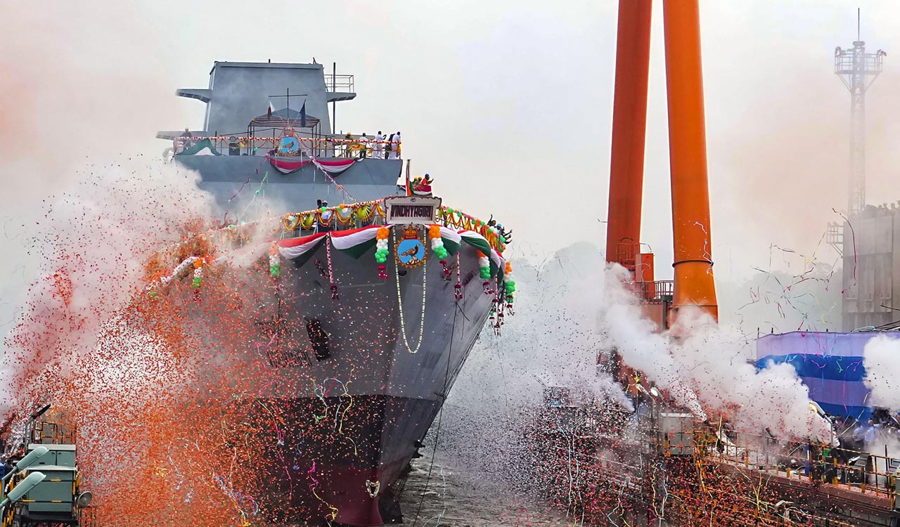 President Murmu says launch of stealth frigate ‘Vindhyagiri’ in Kolkata sign of ‘Atmanirbhar Bharat’