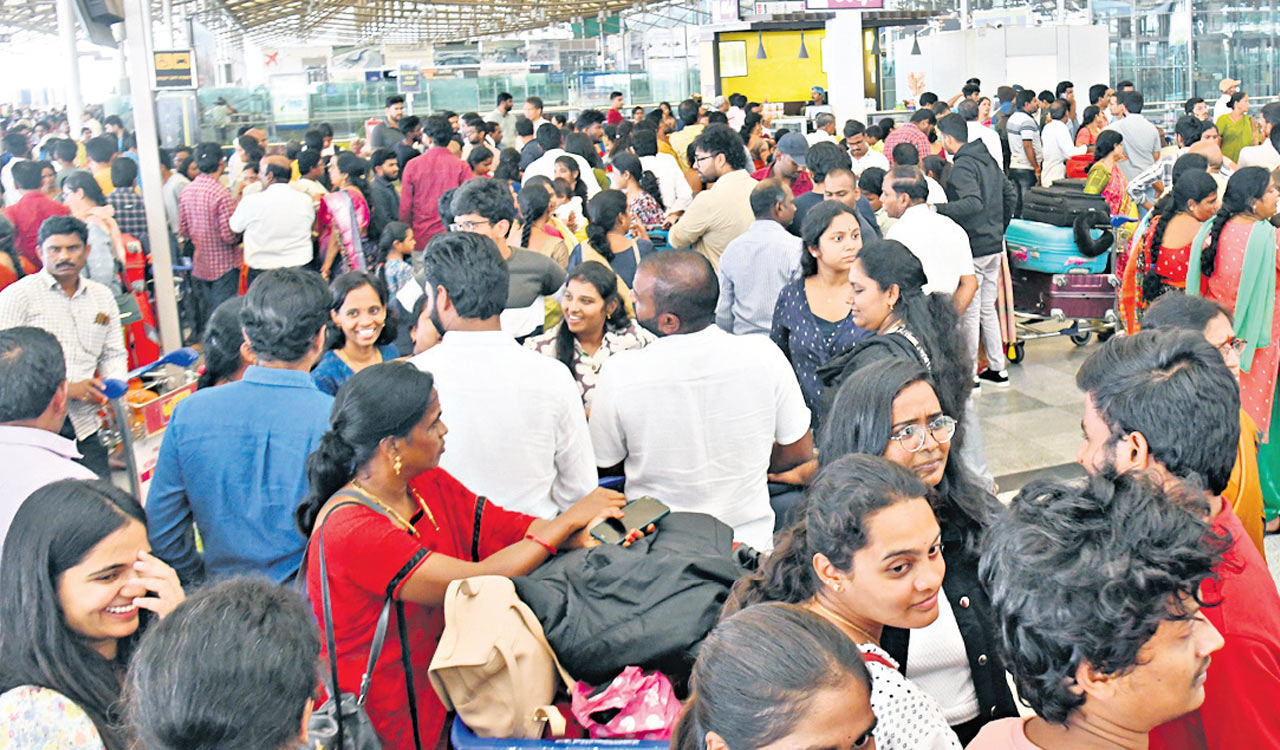 Hyderabad’s RGI airport sees skyrocketing domestic passenger numbers