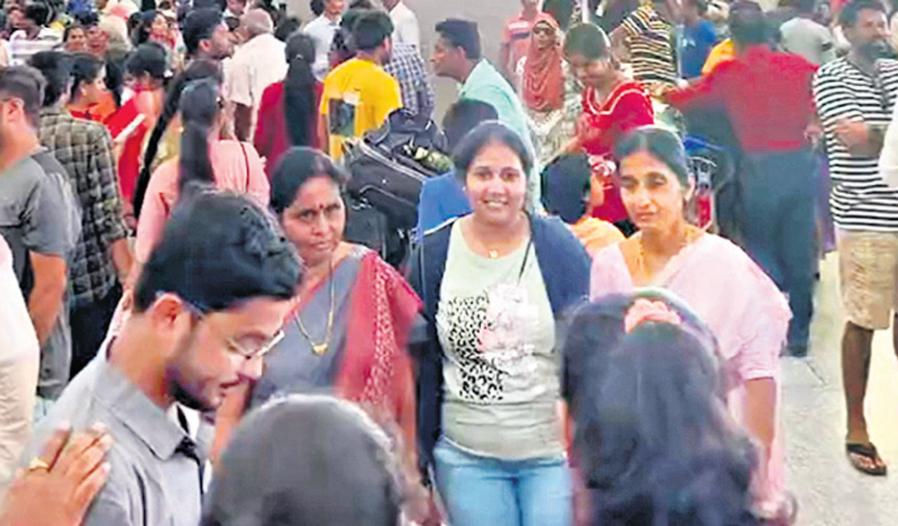 RGIA bustles with activity as students jet off for studies