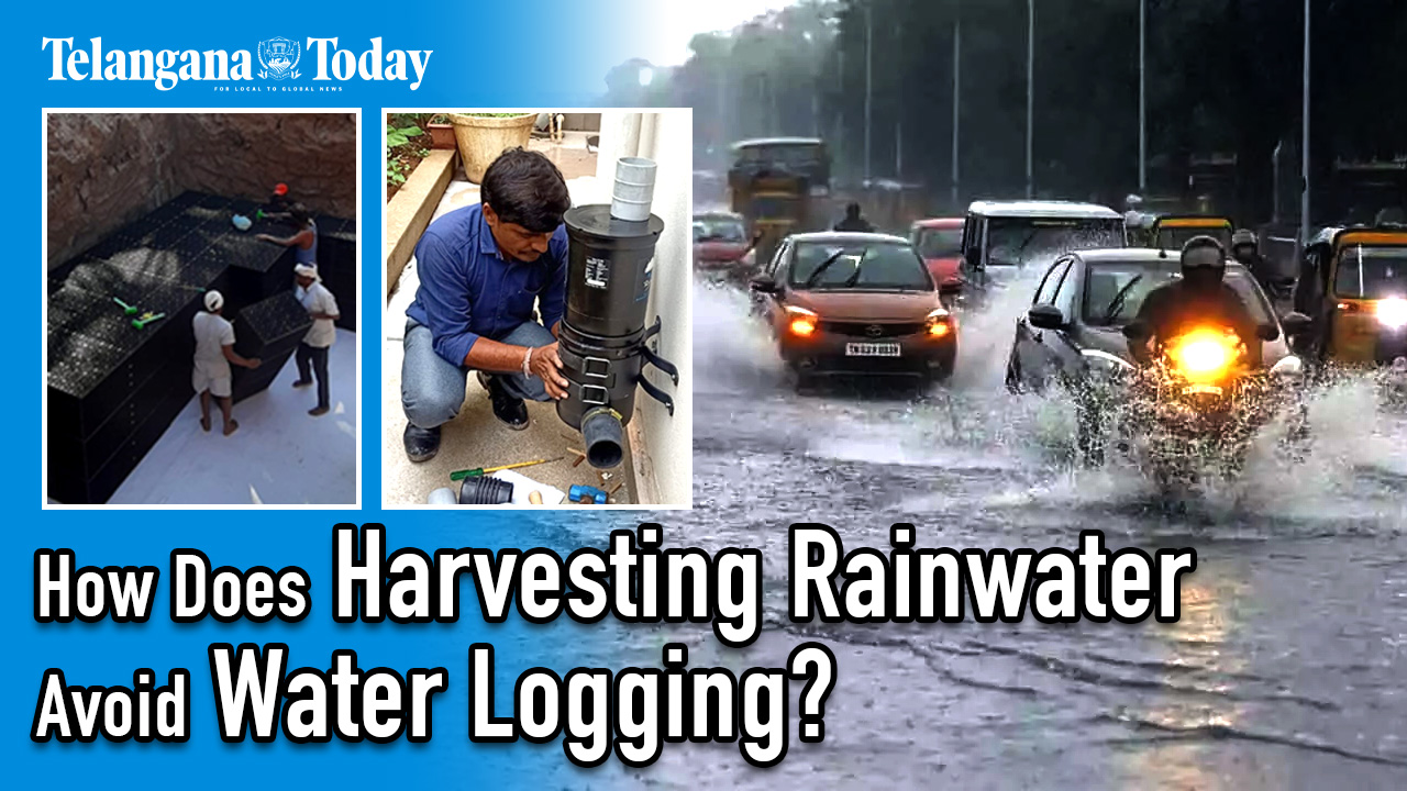 The Rainwater Project: New Solution To Avoid Water Logging In Hyderabad | Harvesting Rainwater