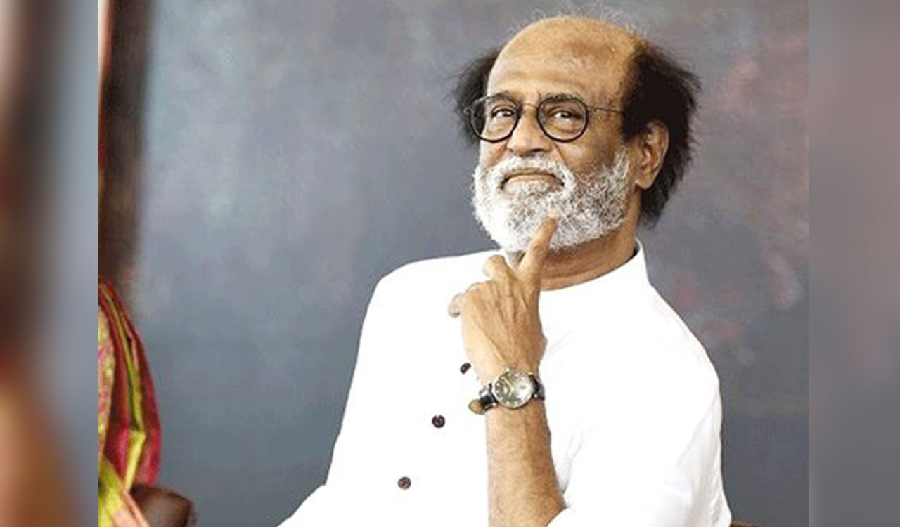 It is my habit to fall at the feet of a sanyasi or yogi, says Rajinikanth