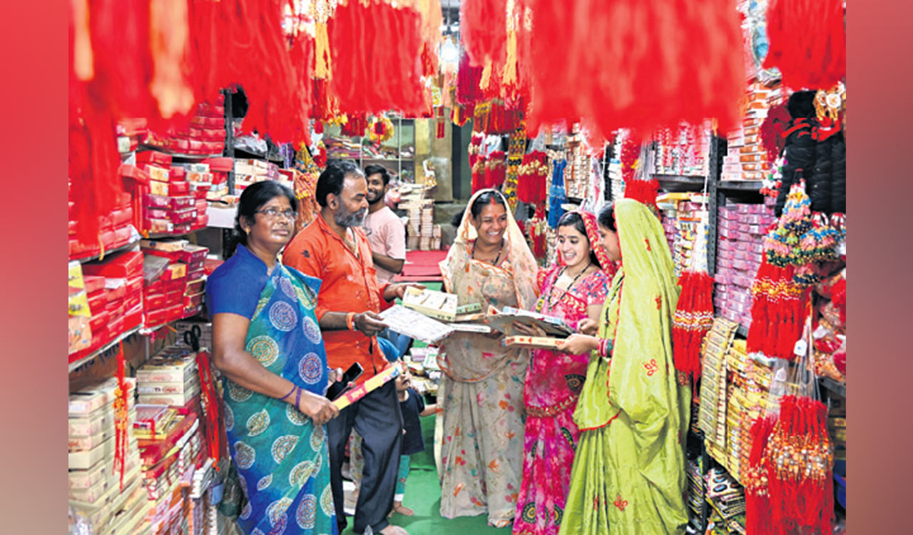 Sale of customised rakhis goes up in Hyderabad