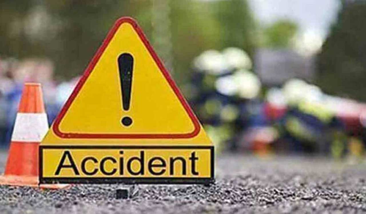 School bus overturns in Mahabubabad, 30 students injured