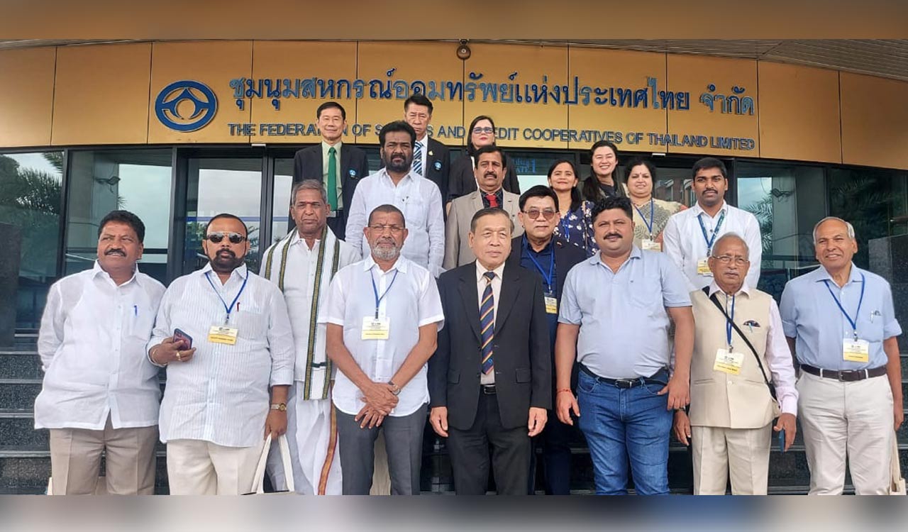 Telangana cooperative team visits Thai cooperative banks