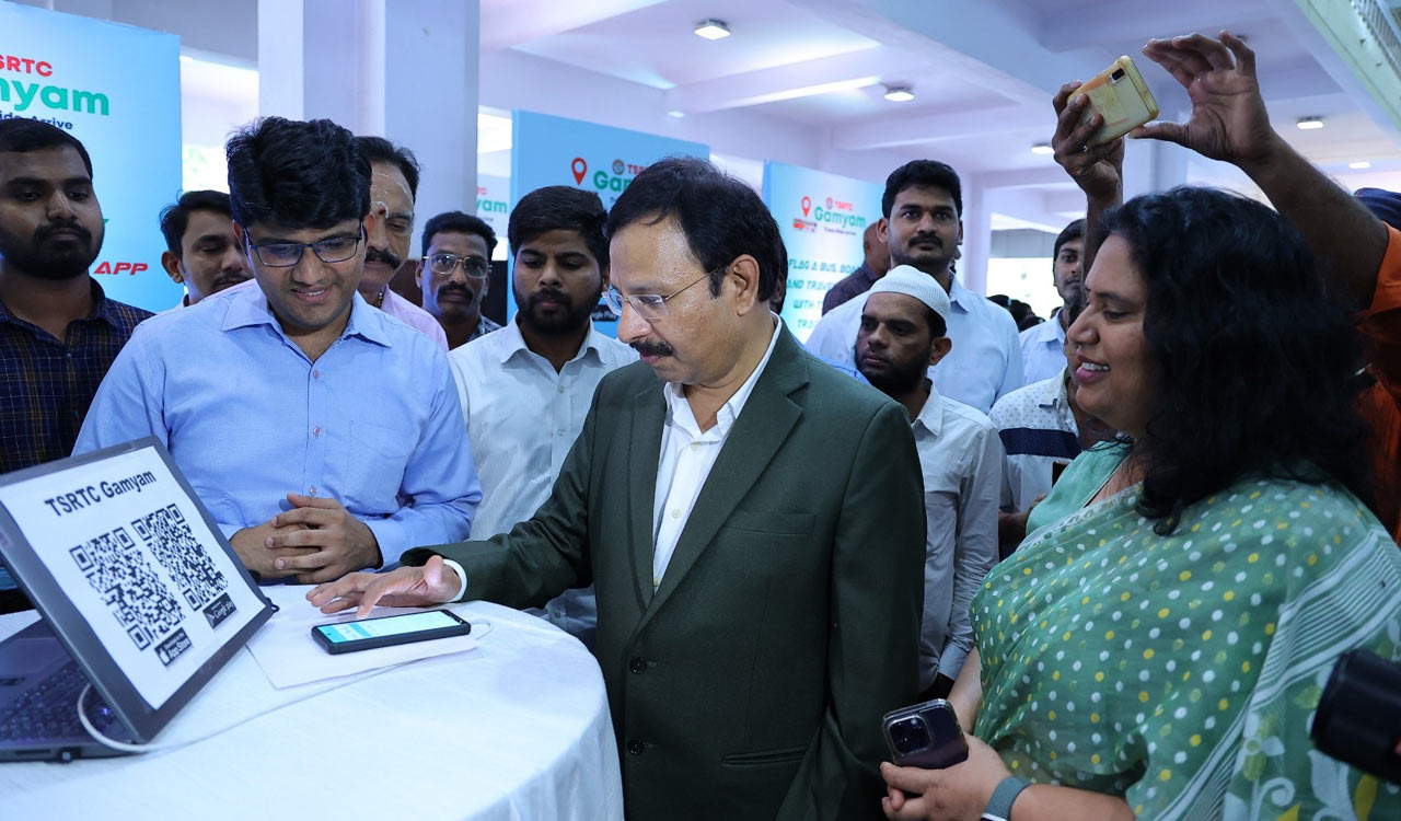 Track your TSRTC bus services live by using “TSRTC Gamyam App”