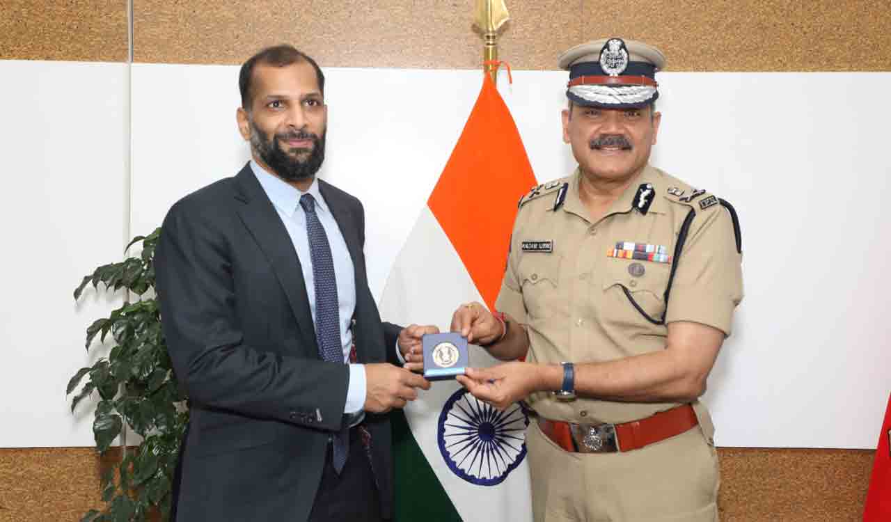 US Consulate’s new security officer meets Telangana DGP