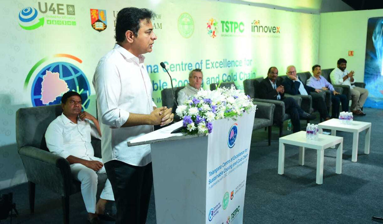KTR opens country’s first Cold Chain CoE in Hyderabad