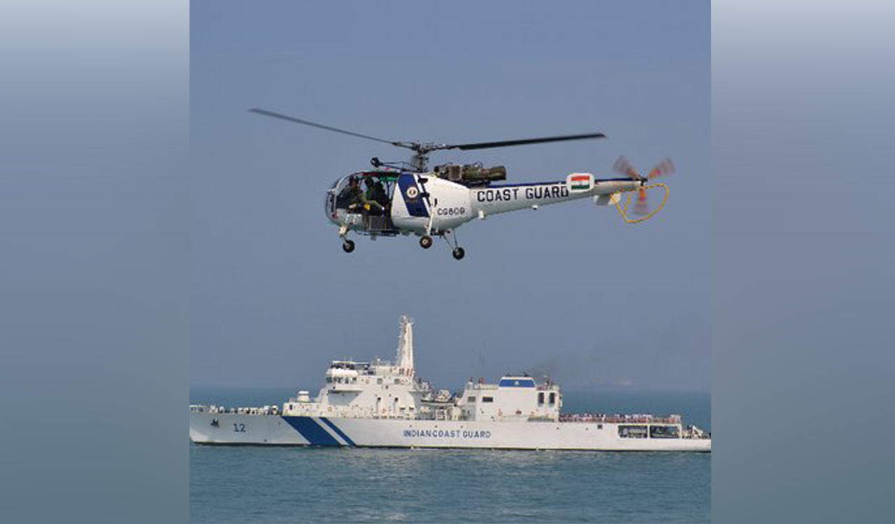 Indian Coast Guard executes daring operation, evacuates Chinese national