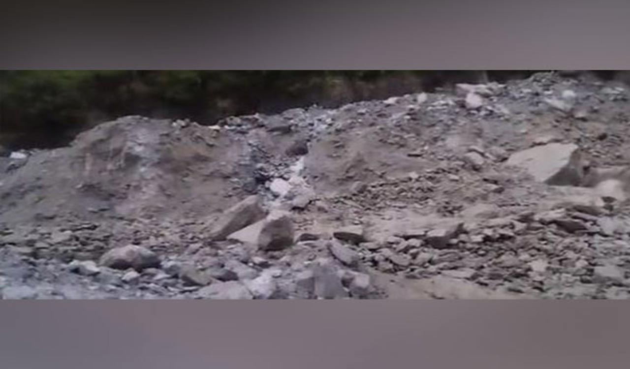 Uttarakhand: Badrinath highway blocked due to falling debris, man rescued