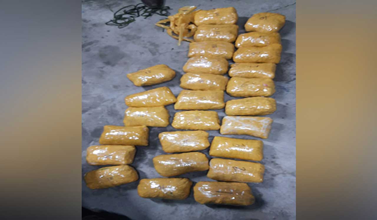 Two Pakistani smugglers held in Punjab’s Ferozepur with 29.26 Kg drugs