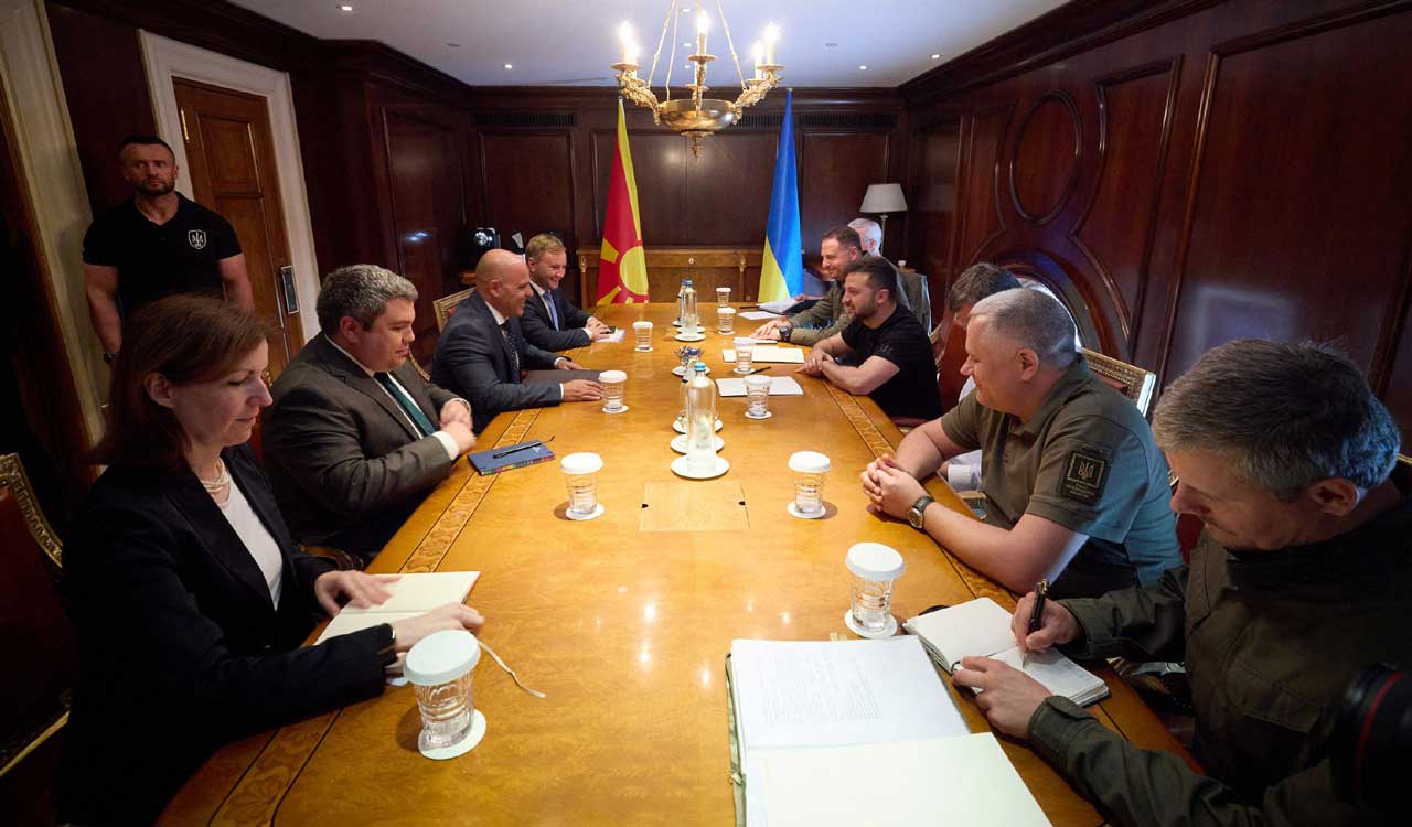 Ukraine’s President Zelenskyy meets with Balkan leaders in Athens