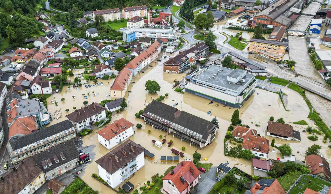 Torrential rain, flash floods ravage Slovenia, killing at least 3 people 