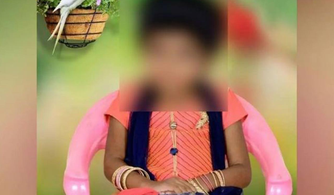 Tragic incident in Hyderabad as an eight-year-old schoolgirl is run over by a bus