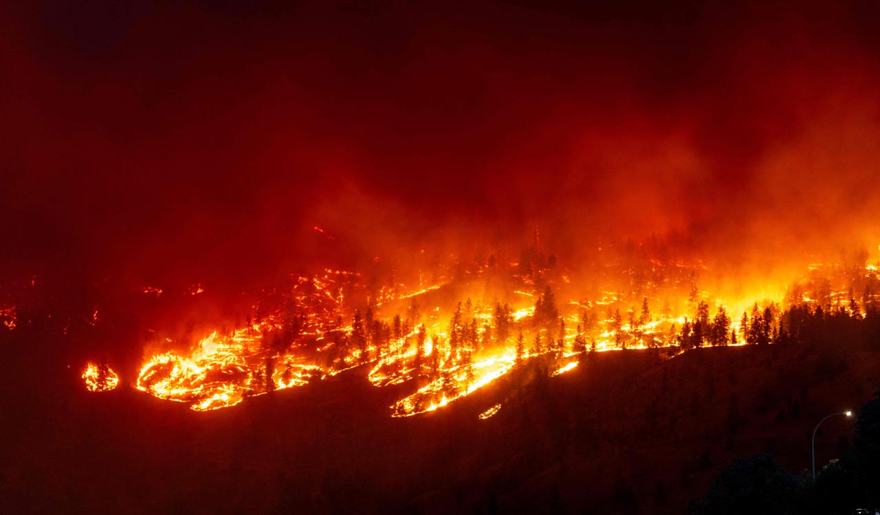 Climate change made heat, dryness that fuelled Iberian wildfires 40 times more likely