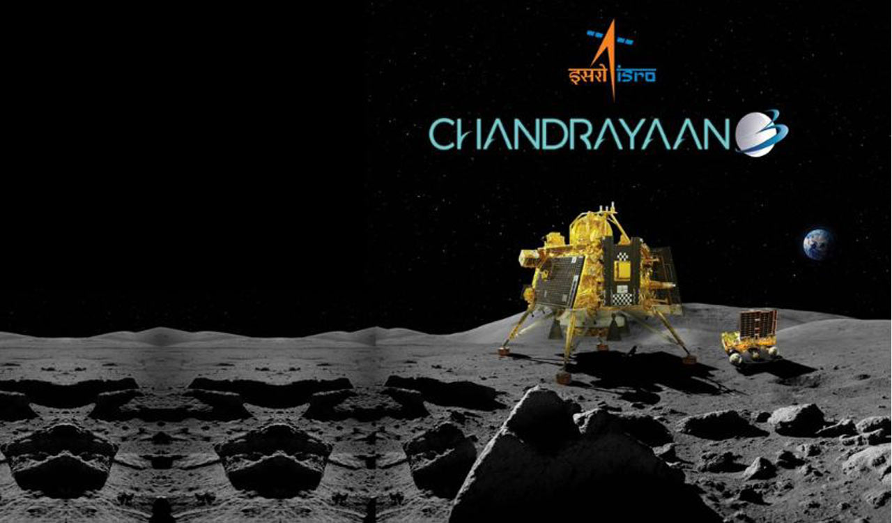 Chandrayaan-3: Pragyan rover clicks image of Vikram lander