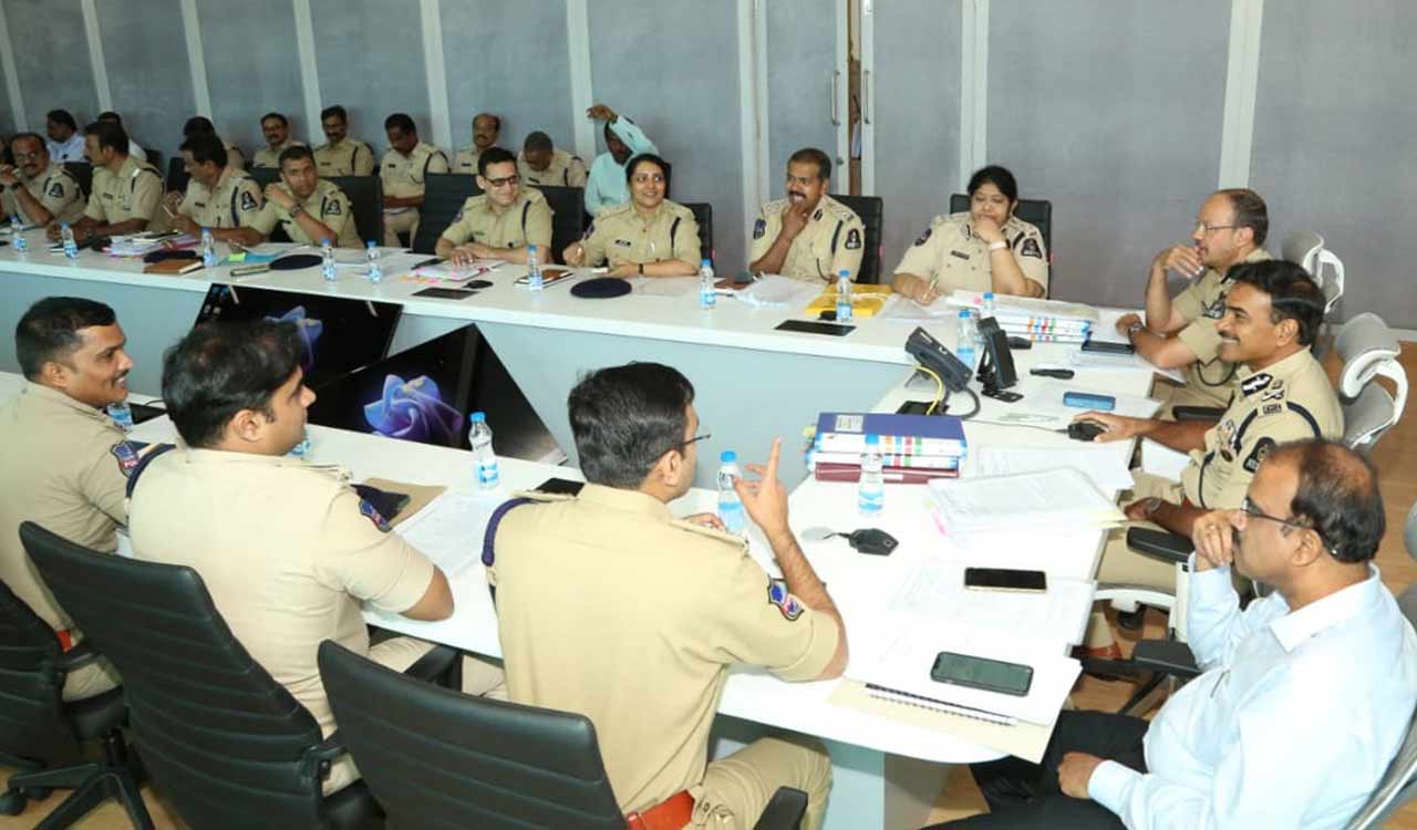 CV Anand holds meeting with police officials ahead of elections