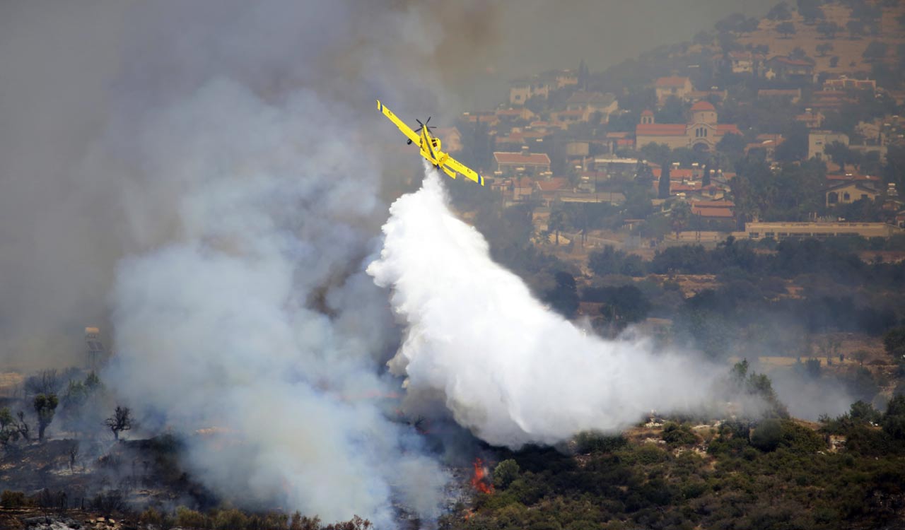 Multinational force help Cyprus fight stubborn wildfires