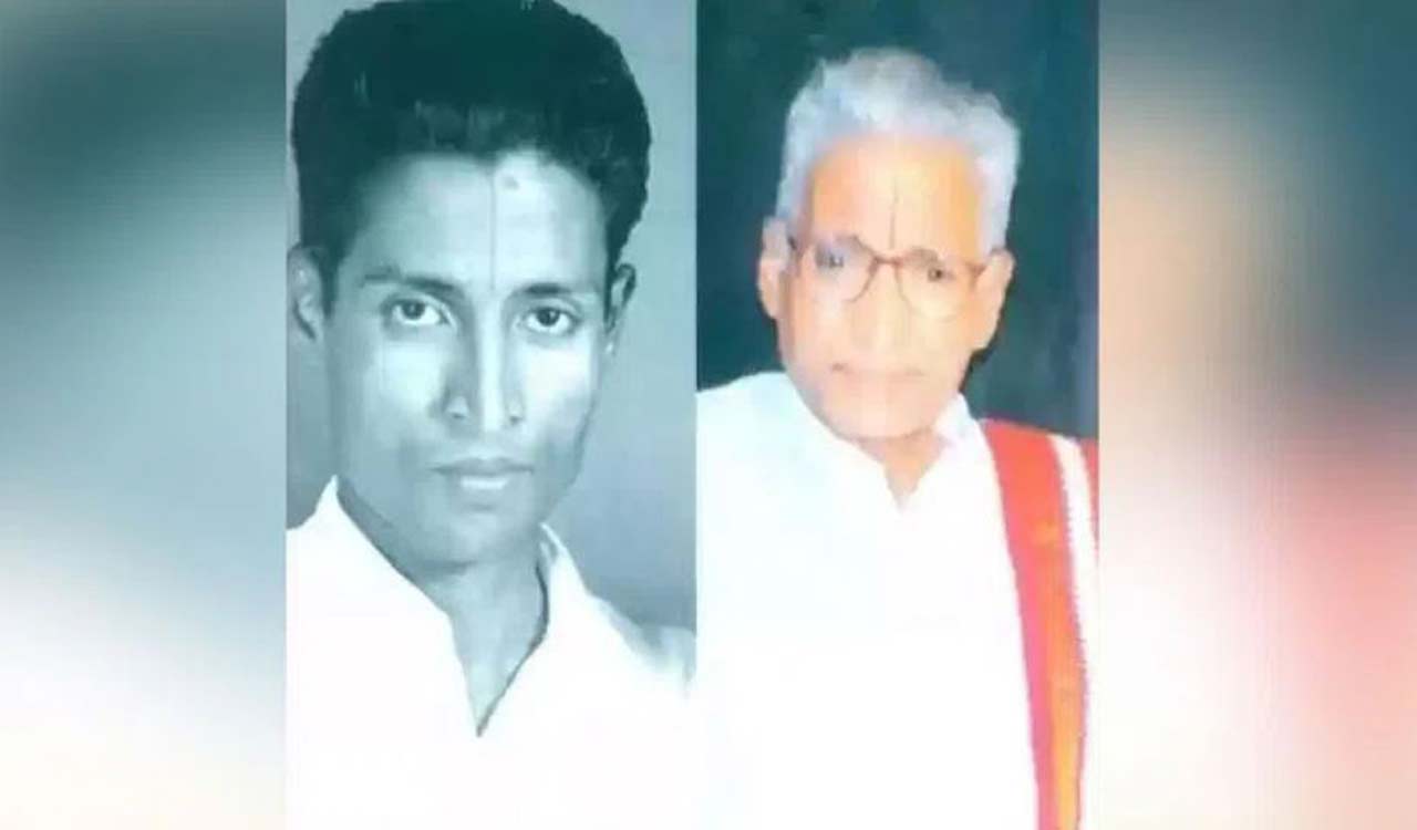 Telugu, Sanskrit scholar Kandlakunta Alaha Singaracharyulu passes away