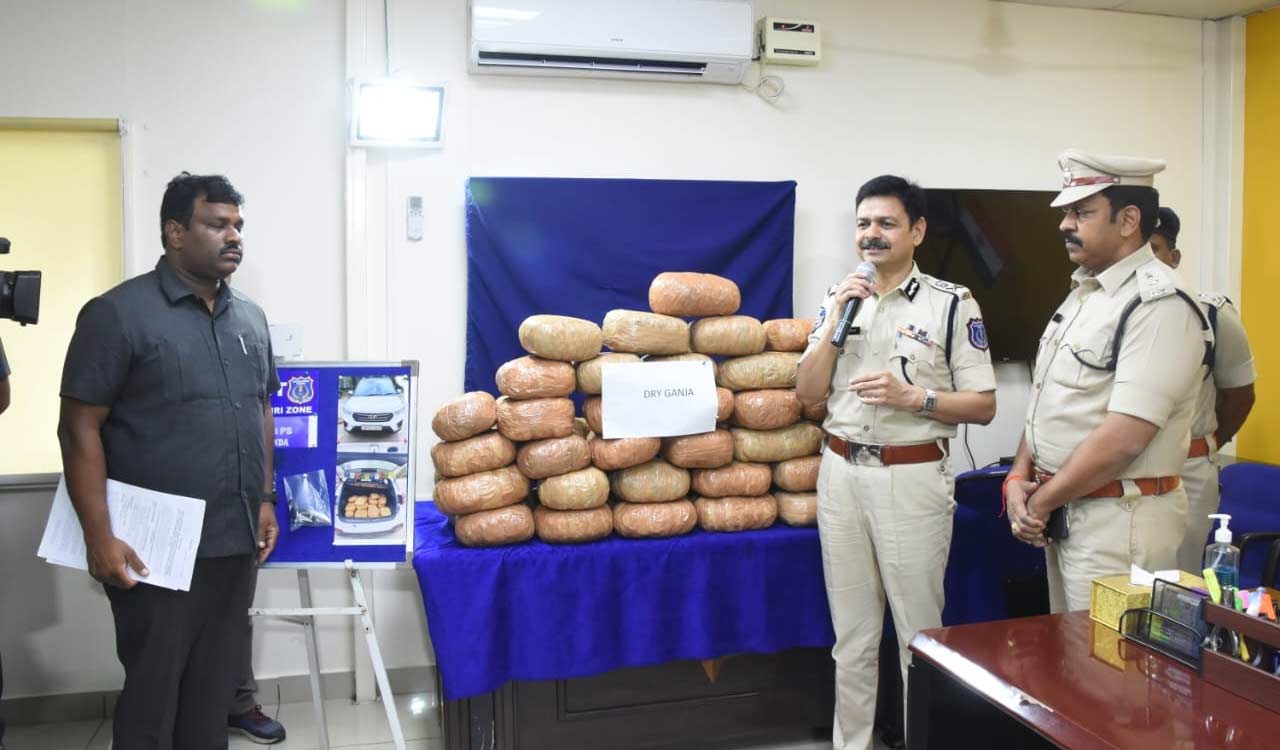 Hyderabad: Rachakonda police seize 100 kg ganja