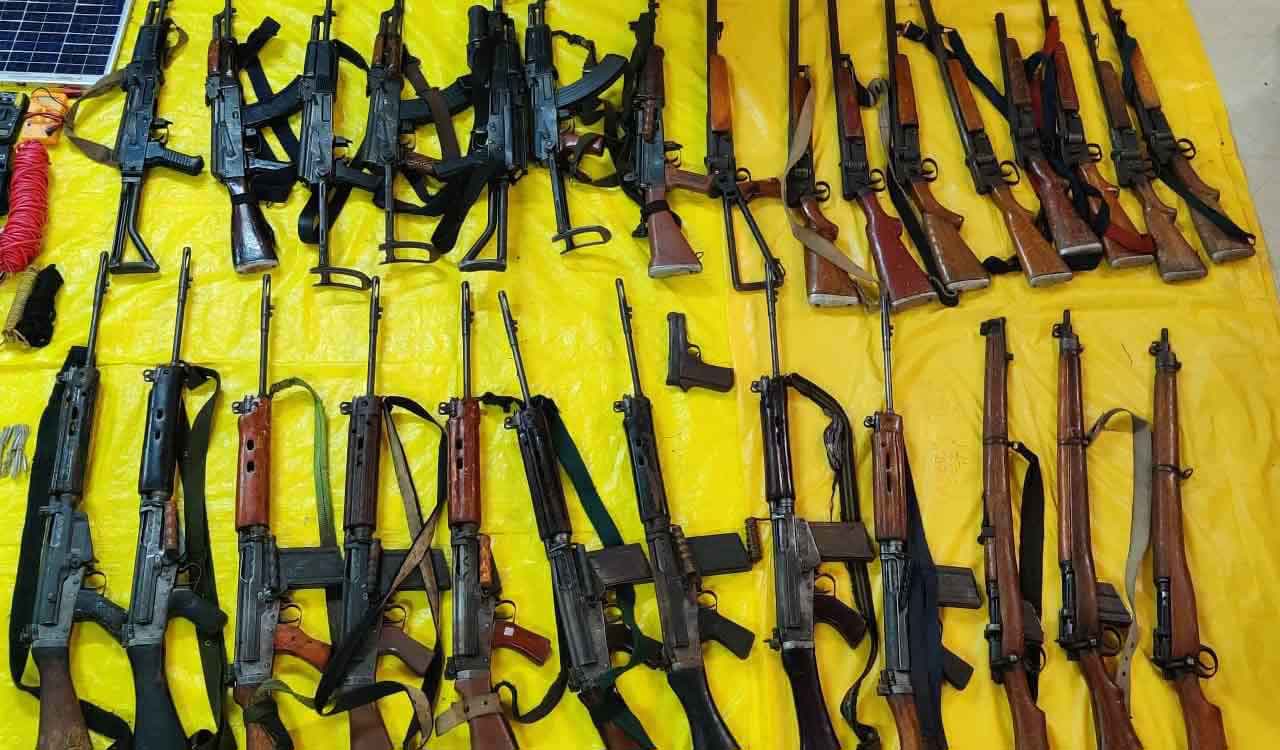 Nine guns seized, three arrested in Ahmedabad
