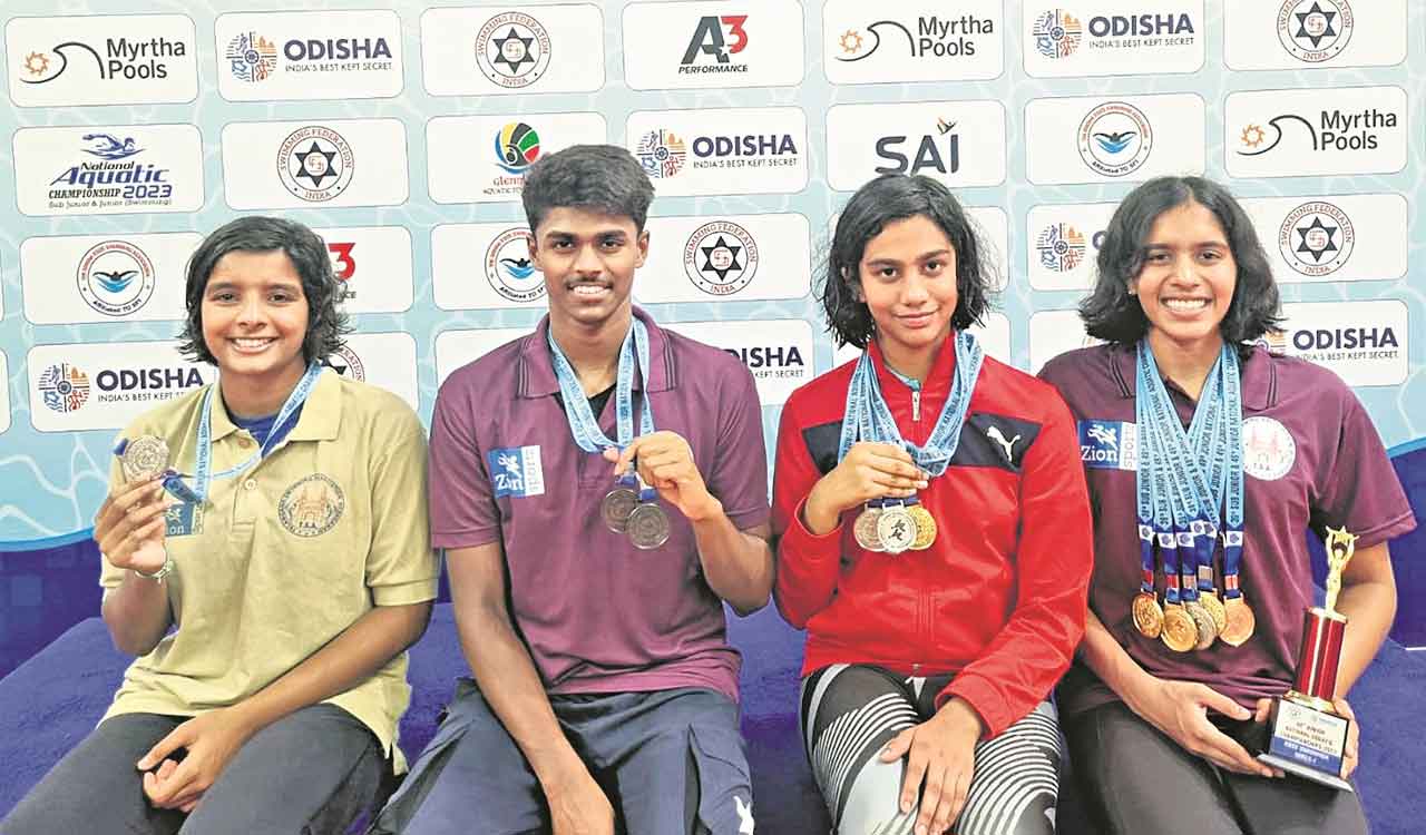 Telangana’s Vritti Agarwal finishes on high in National Aquatics Championship