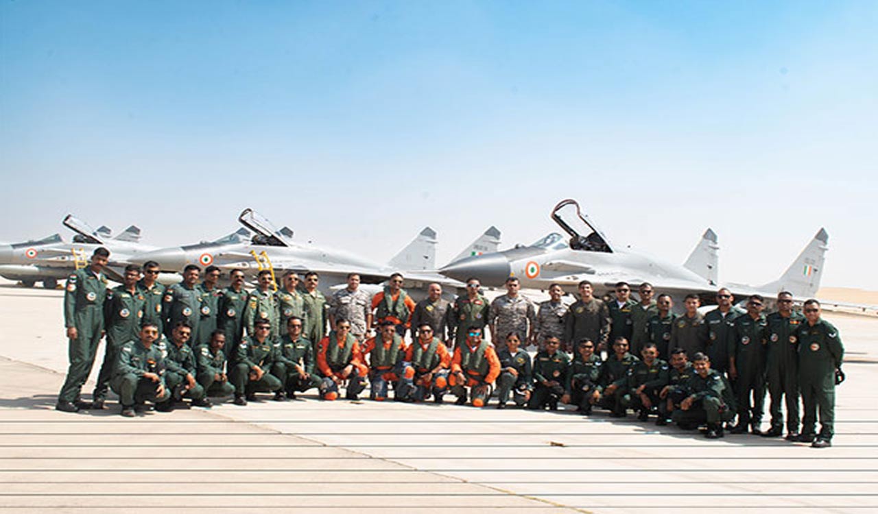 Indian Air Force contingent reaches Egypt, to participate in Multilateral tri-service exercise