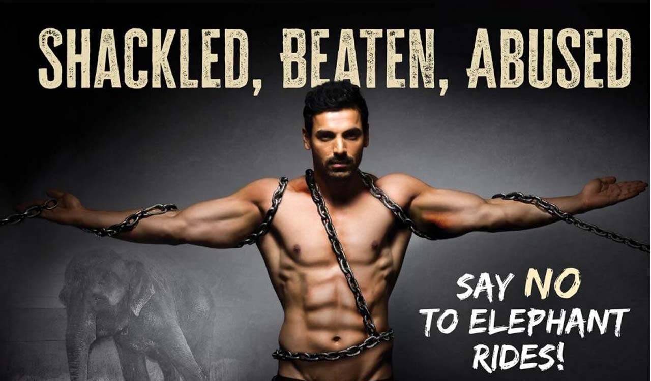 John Abraham shackled in PETA India campaign