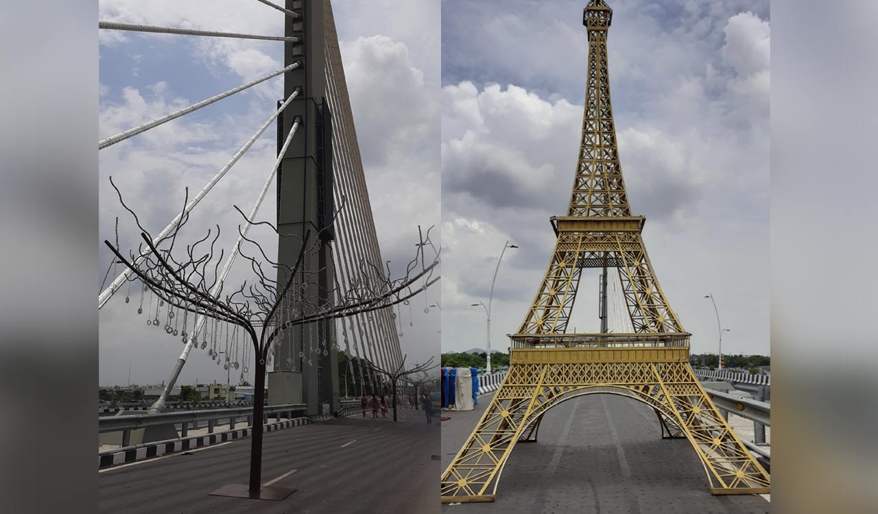 Karimnagar cable bridge decked up ‘Weekend Masti’ on Independence Day