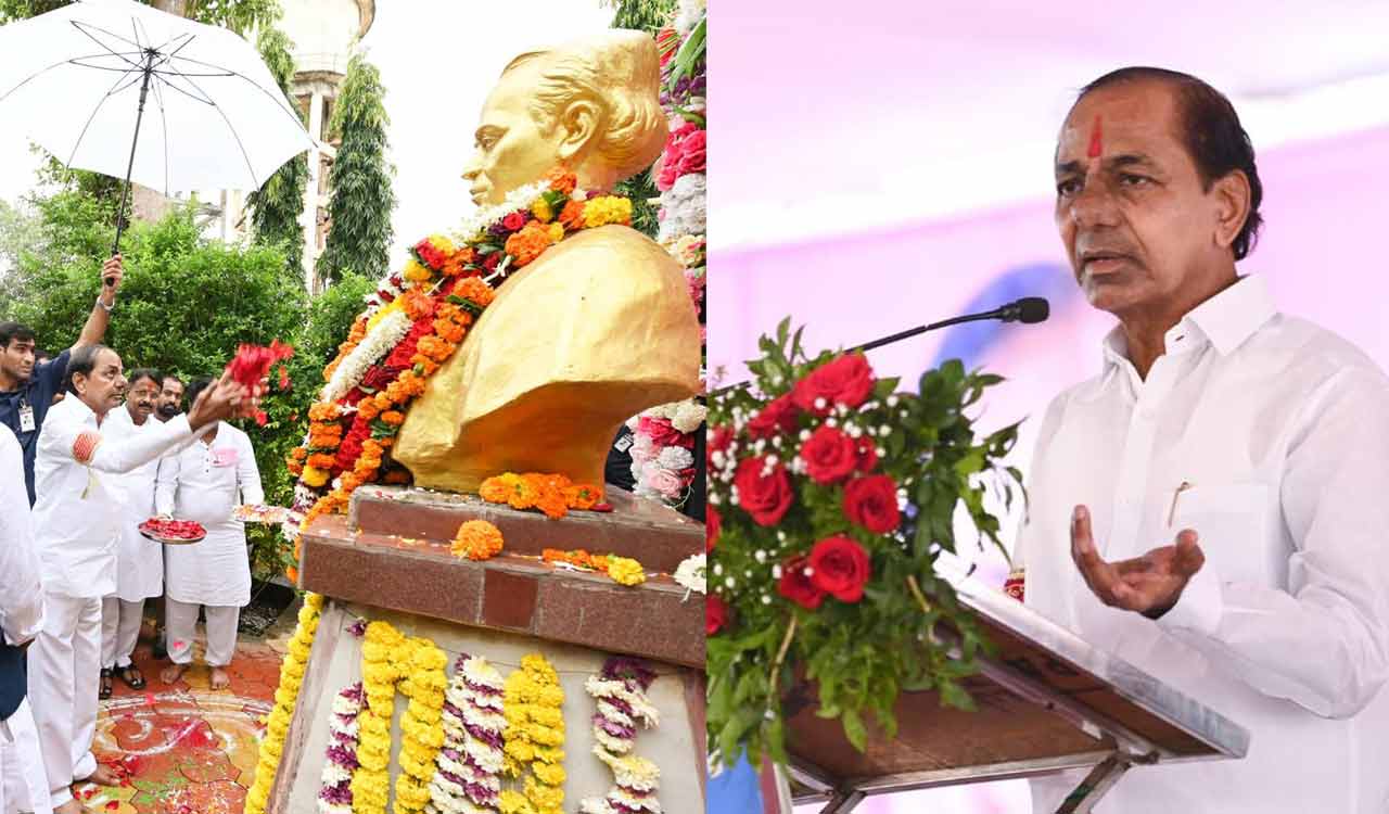 CM KCR demands Bharat Ratna for Anna Bhau Sathe