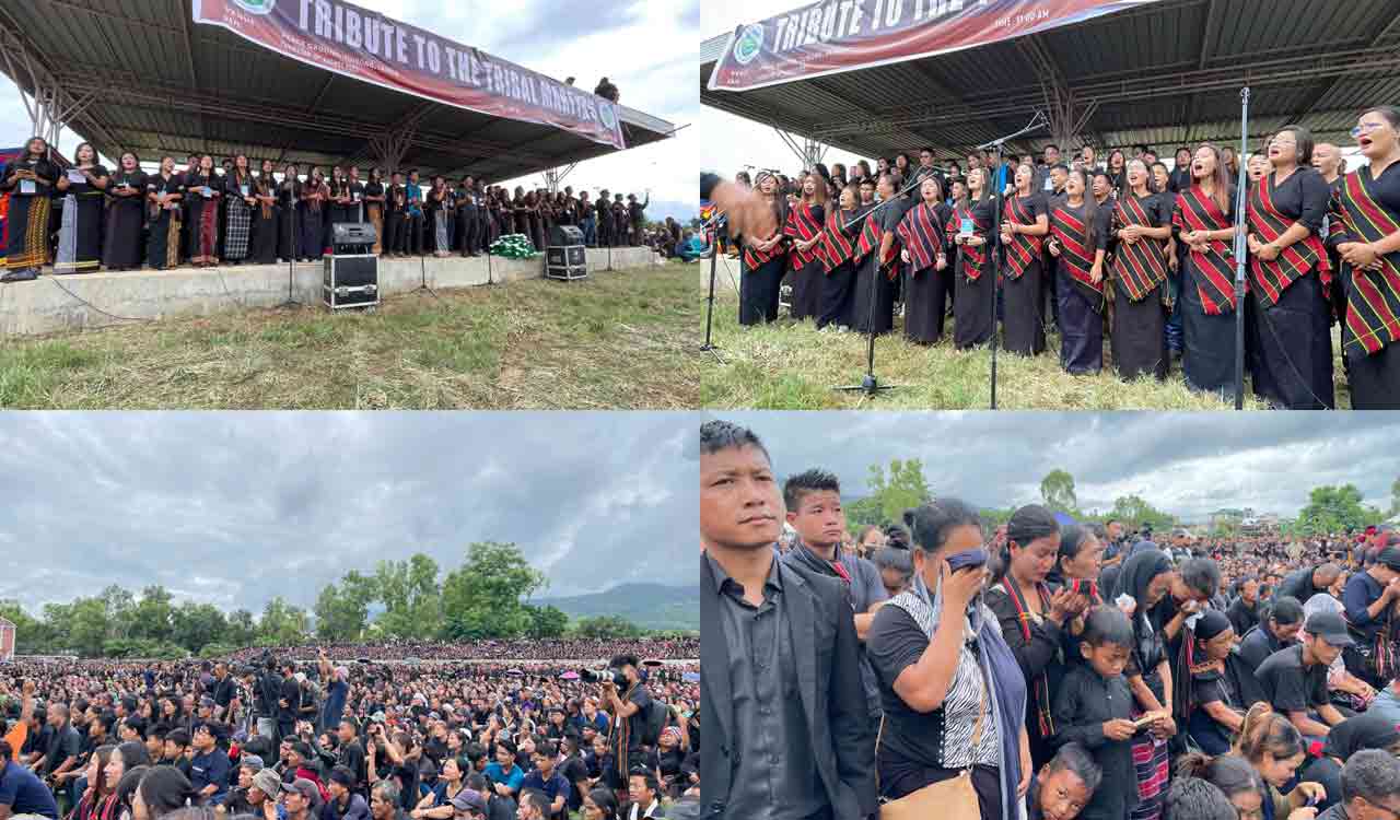 Preceding mass burial, 17 wounded in violent clashes in Manipur