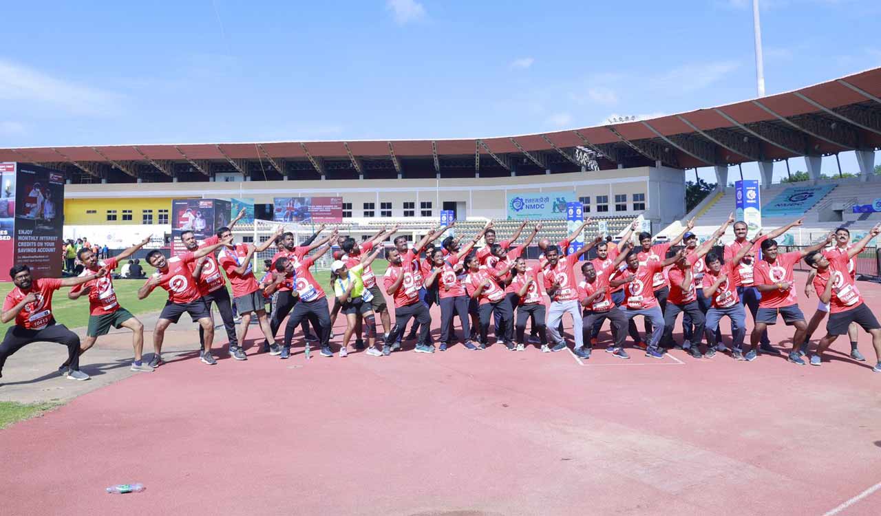 Heart patients run NMDC Hyderabad Marathon