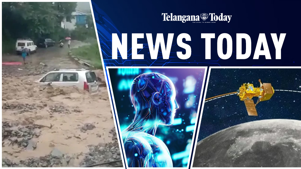 News Today: Chandrayaan-3 Landing Date On Moon, Himachal Pradesh Heavy Rains, And Dangers Of AI