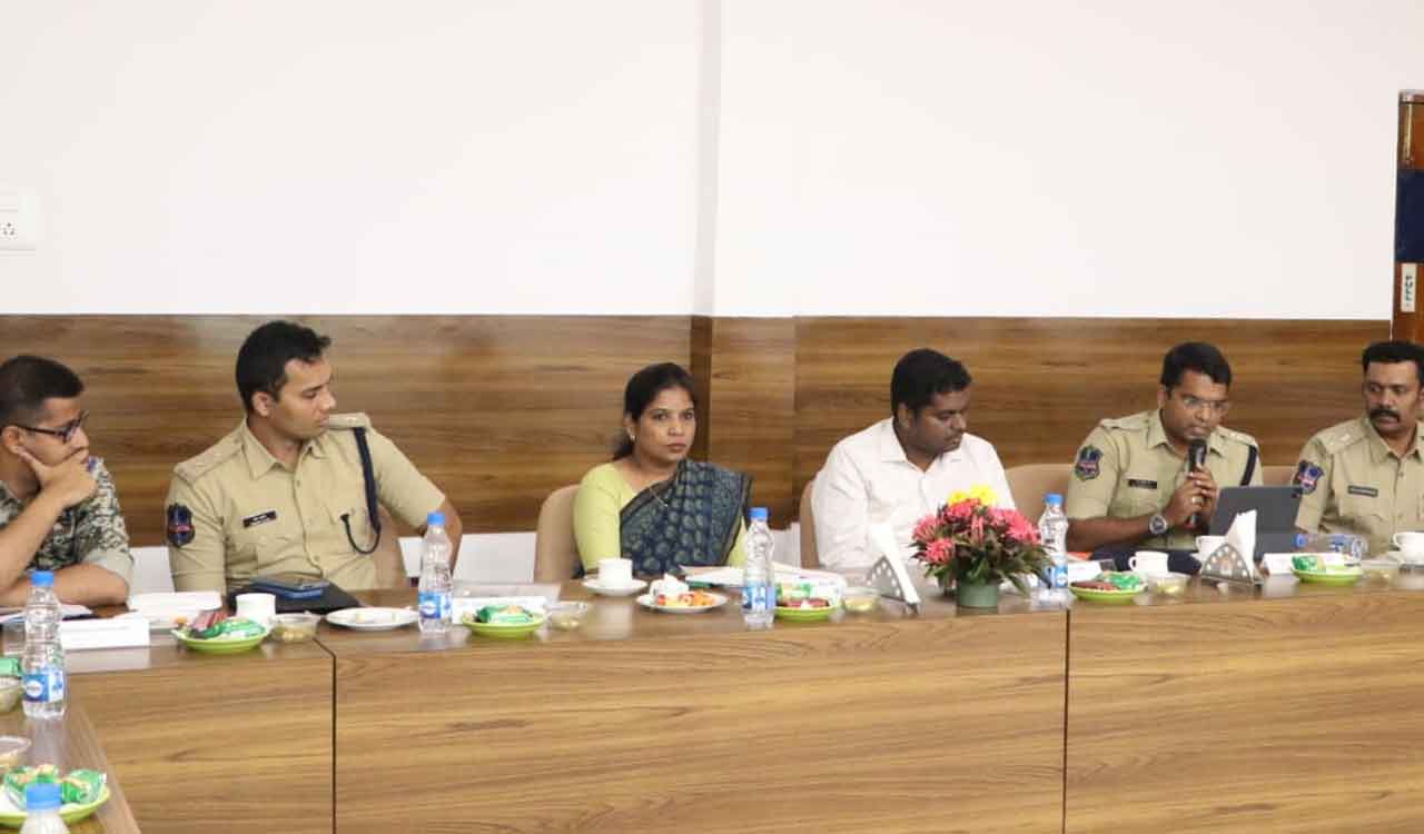 Inter-State border district officers meeting held in Kothagudem