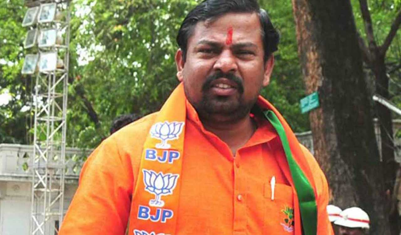 Raja Singh declares himself as official BJP candidate for Goshamahal