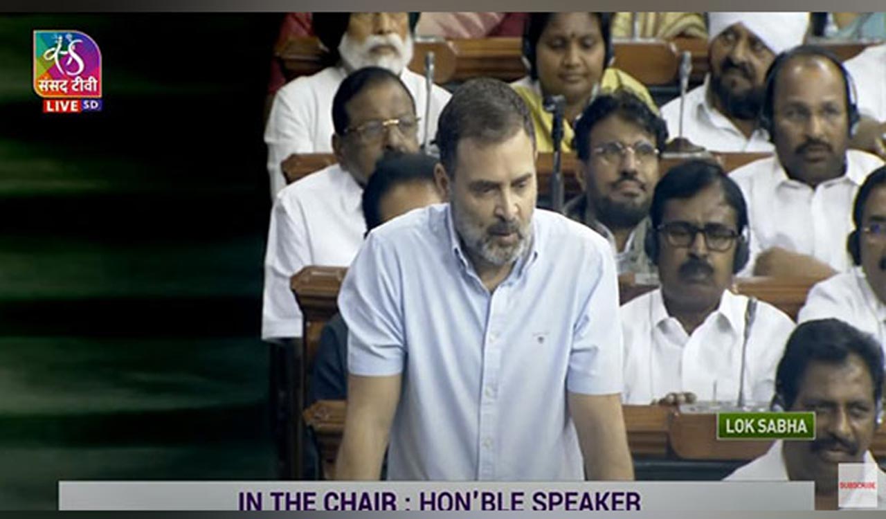 Bharat Mata ki hatya aapne Manipur mein ki… you are traitor: Rahul Gandhi attacks BJP in Lok Sabha
