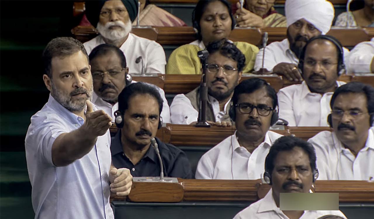 After wink and hug, controversy ignited by Rahul’s flying kiss in Lok Sabha