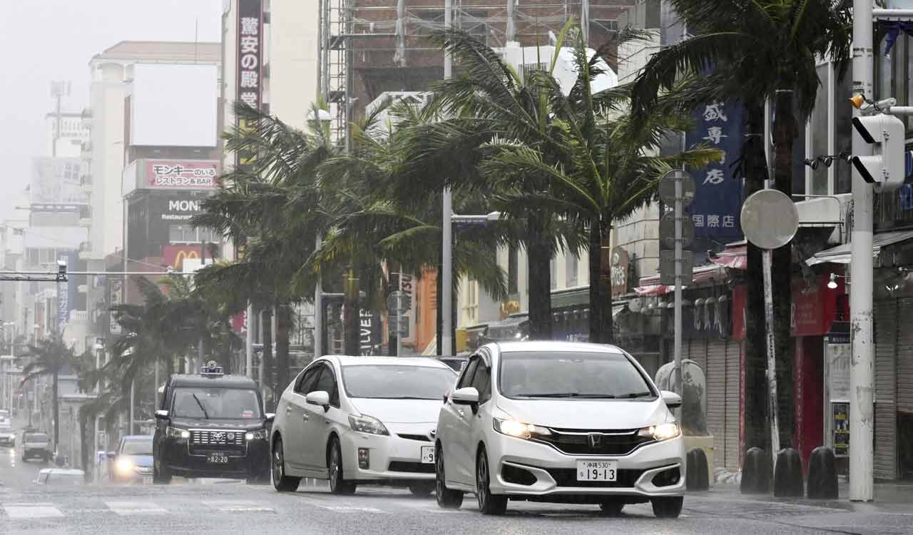 Japan’s Okinawa islands hit by another tropical storm, bringing heavy rainfall
