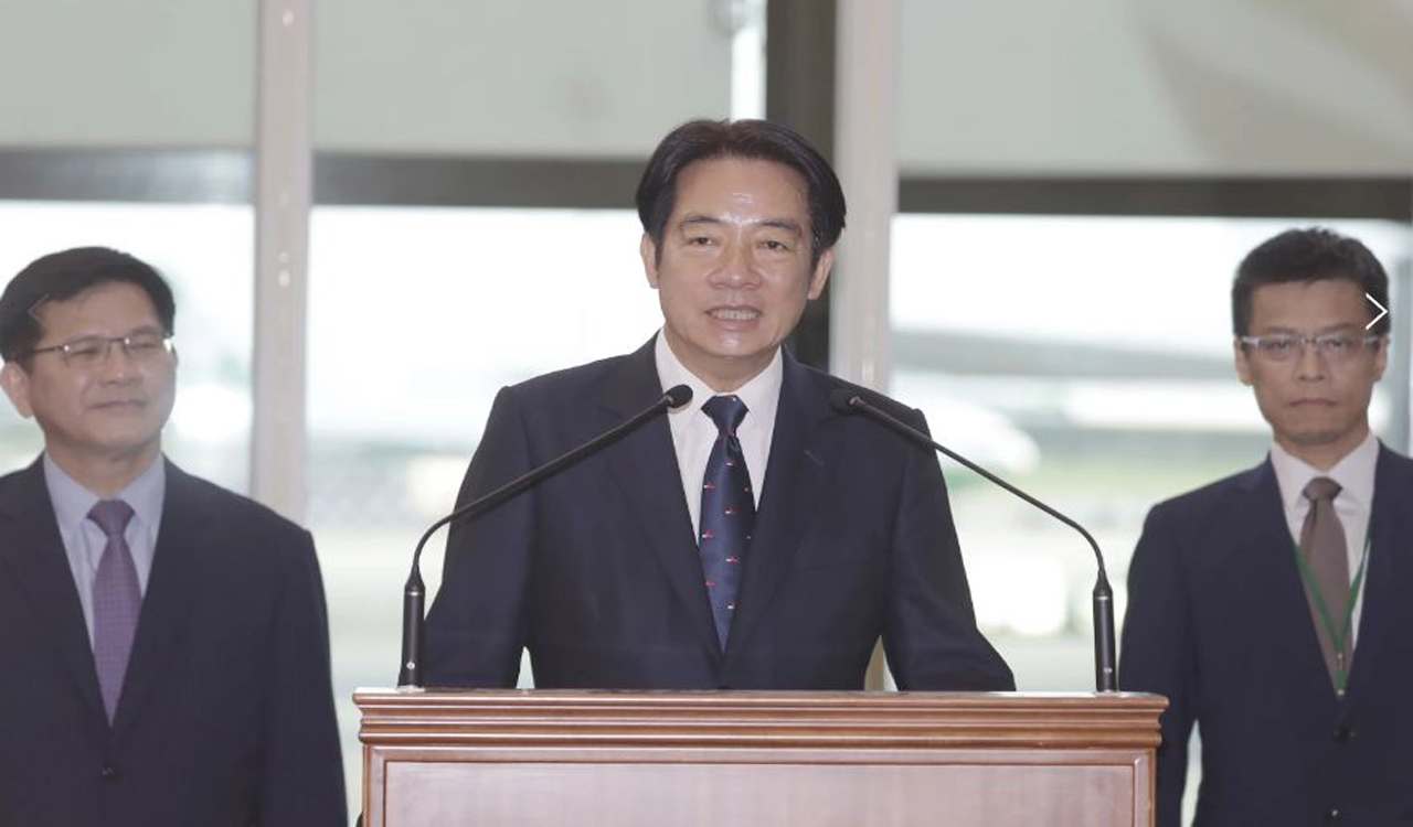 Taiwan’s vice president leaves on Paraguay trip amid Chinese efforts to isolate the island