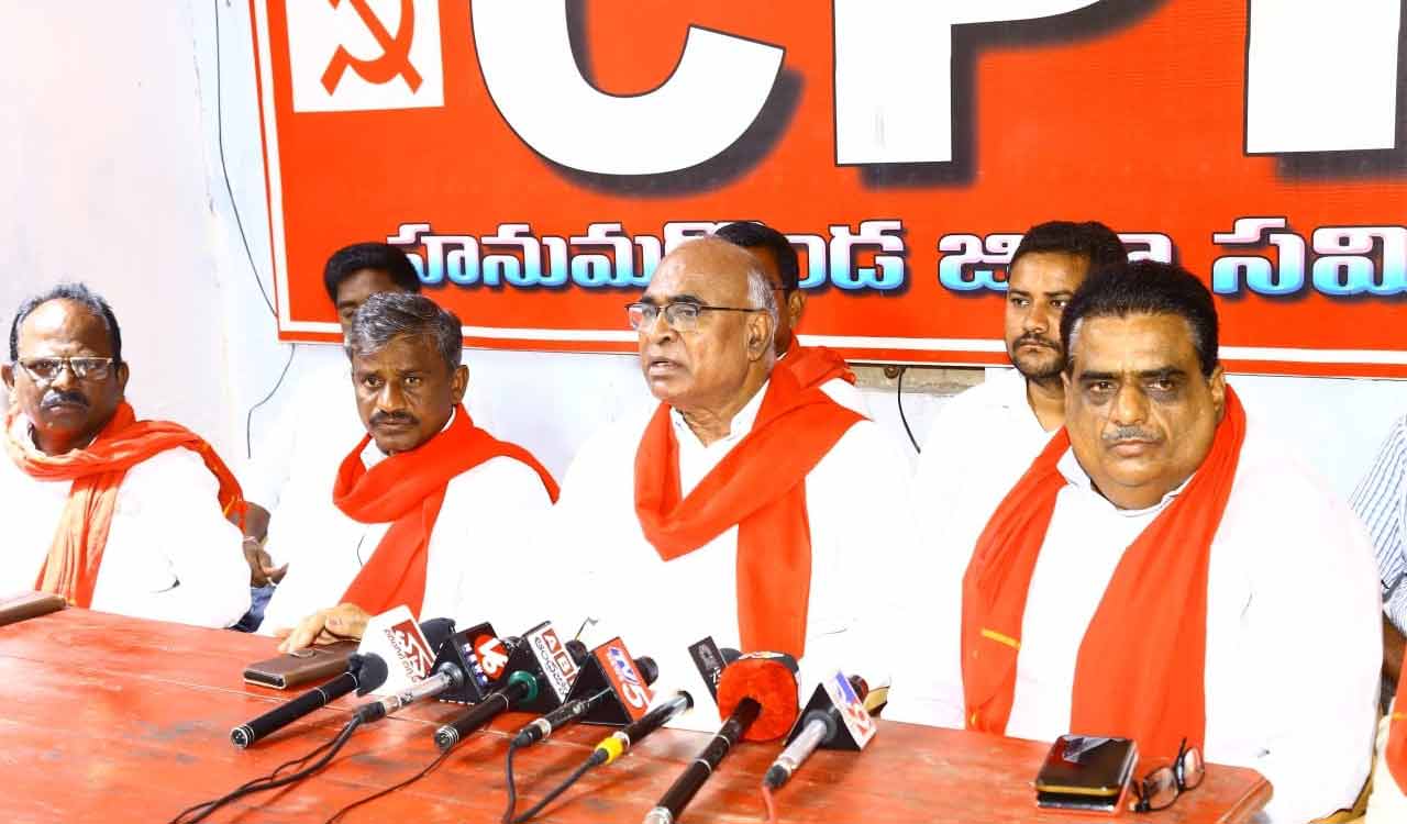 CPI’s Chada Venkat Reddy demands Rs.5,000 Cr relief fund from Centre