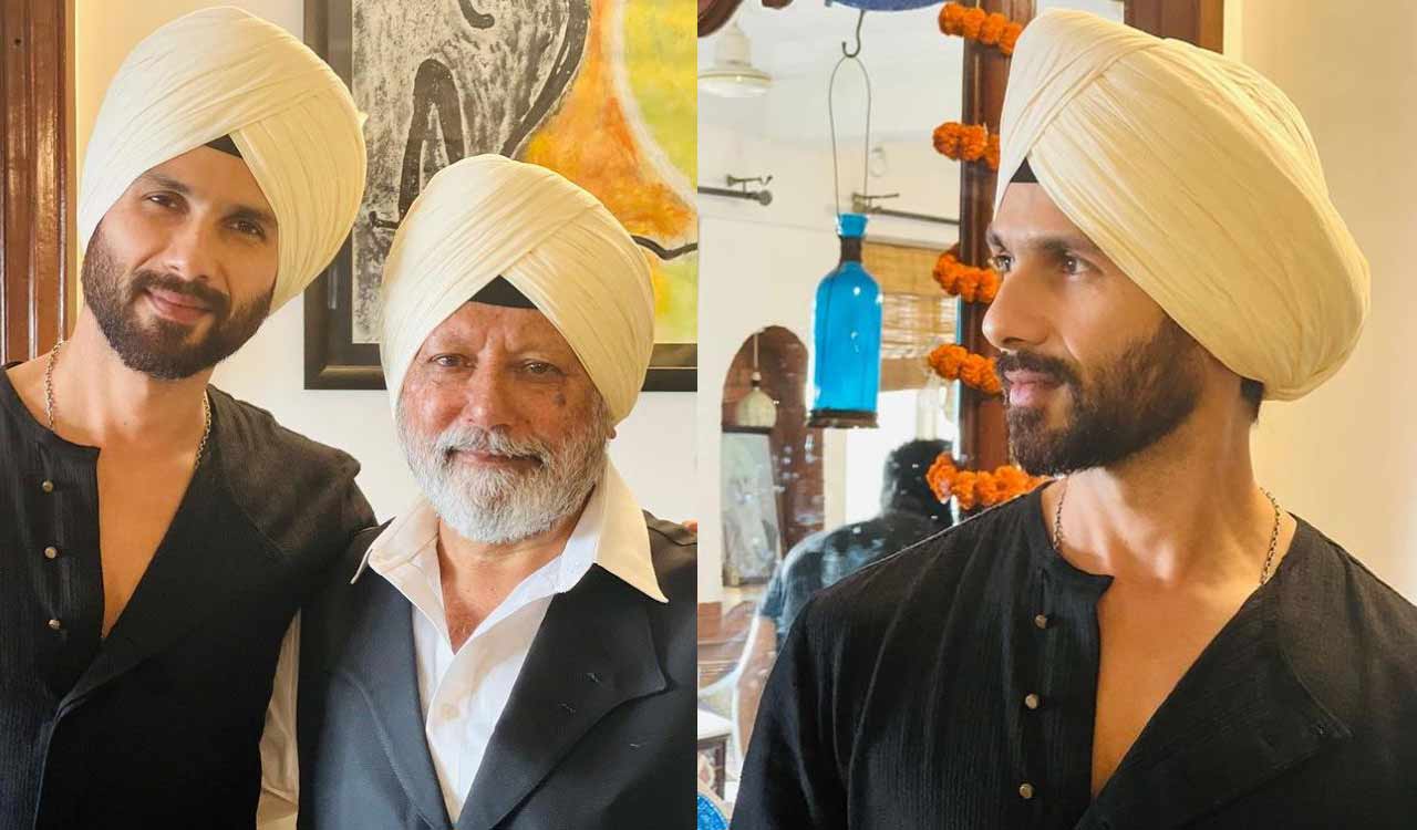 Shahid Kapoor rocks turban, turns on his ‘Punjabi munda’ mode
