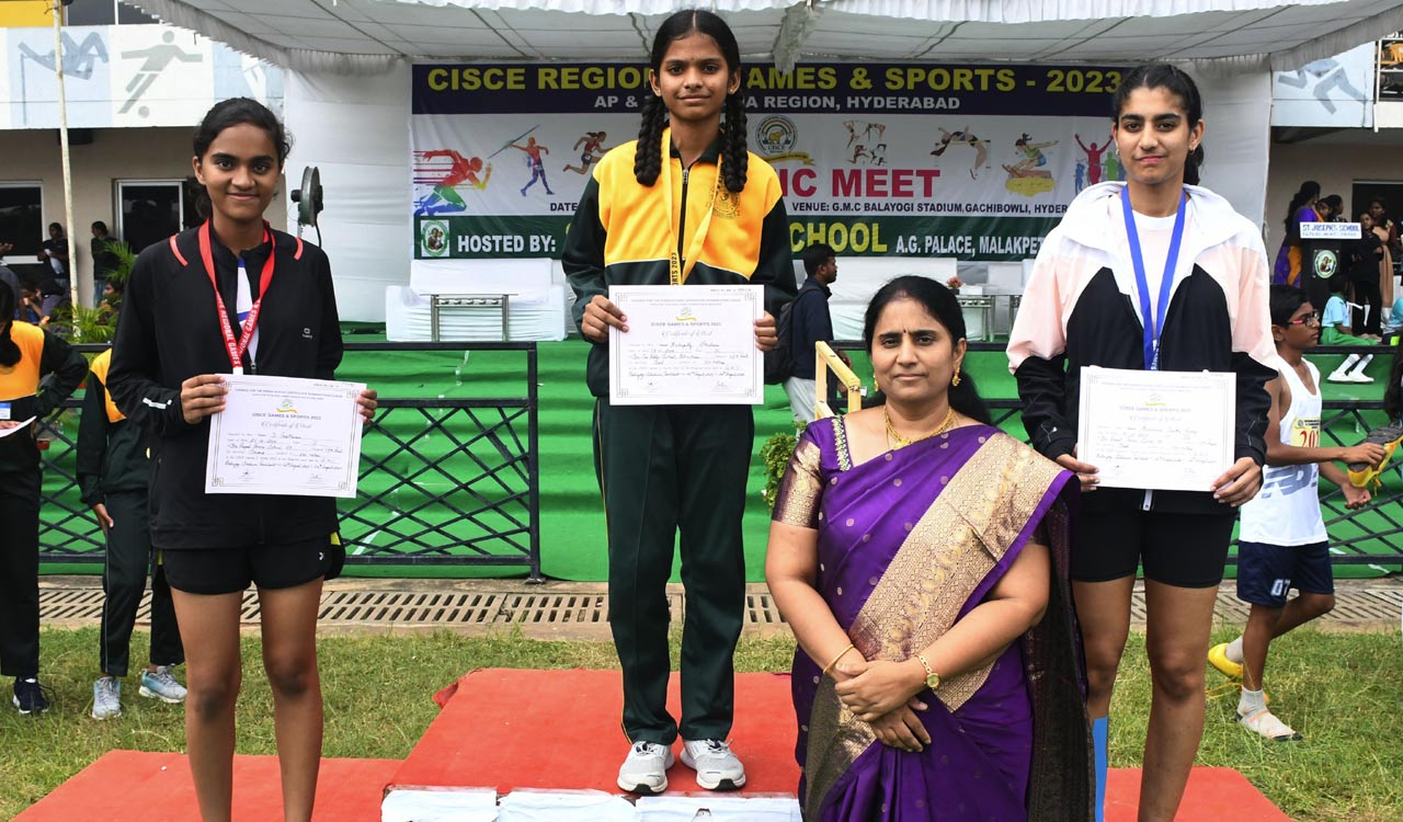 Keshapally Akshara bags top honours in 800 metres event at CISCE Regional Athletic Meet