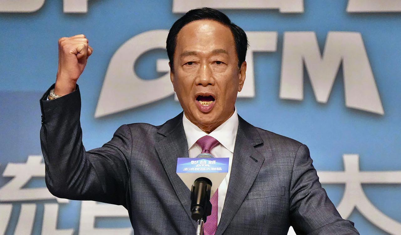 Foxconn billionaire Terry Gou says he will seek Taiwan’s presidency as independent candidate