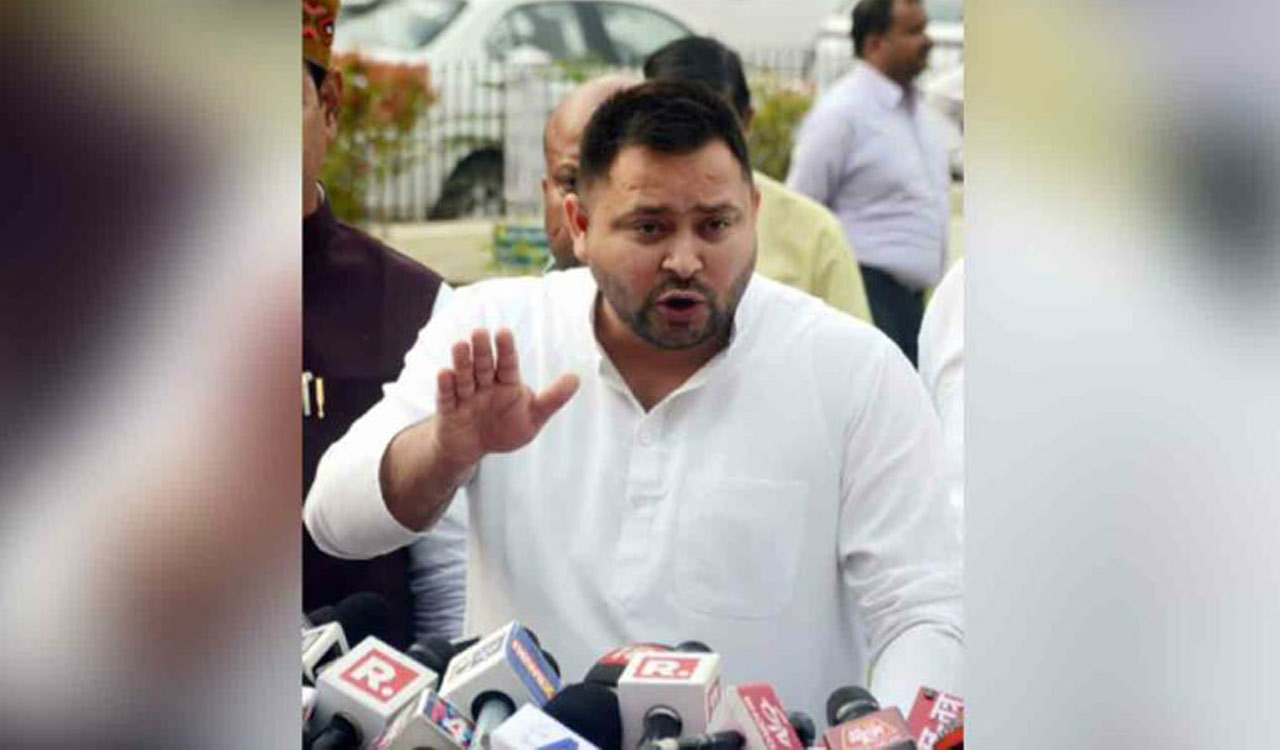 Tejashwi criticises ED for making ‘wrong’ claims on properties owned by Yadav family
