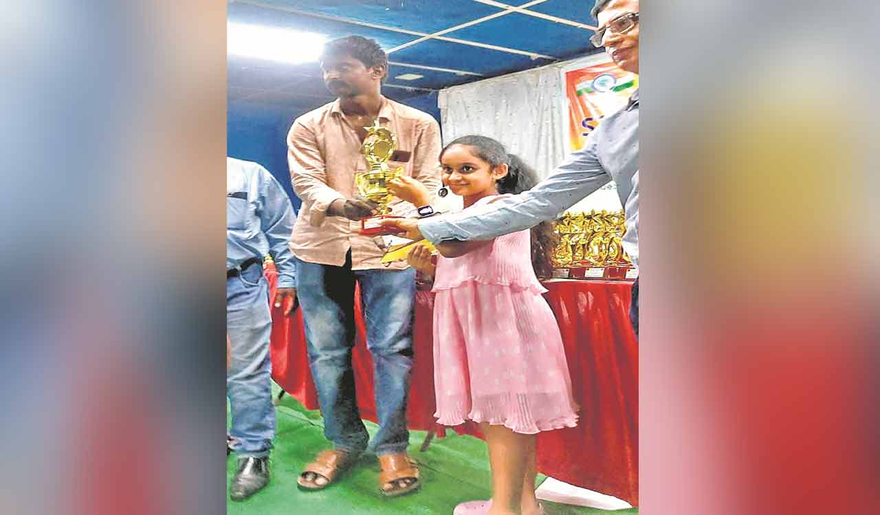 Sloka Dandu secures top honours in Children Chess Tournament