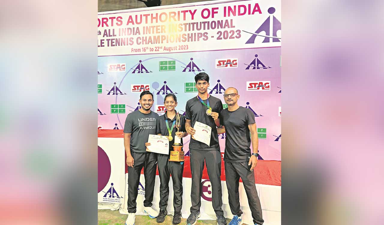 Table Tennis: Aakula Sreeja wins Inter-Institutional gold