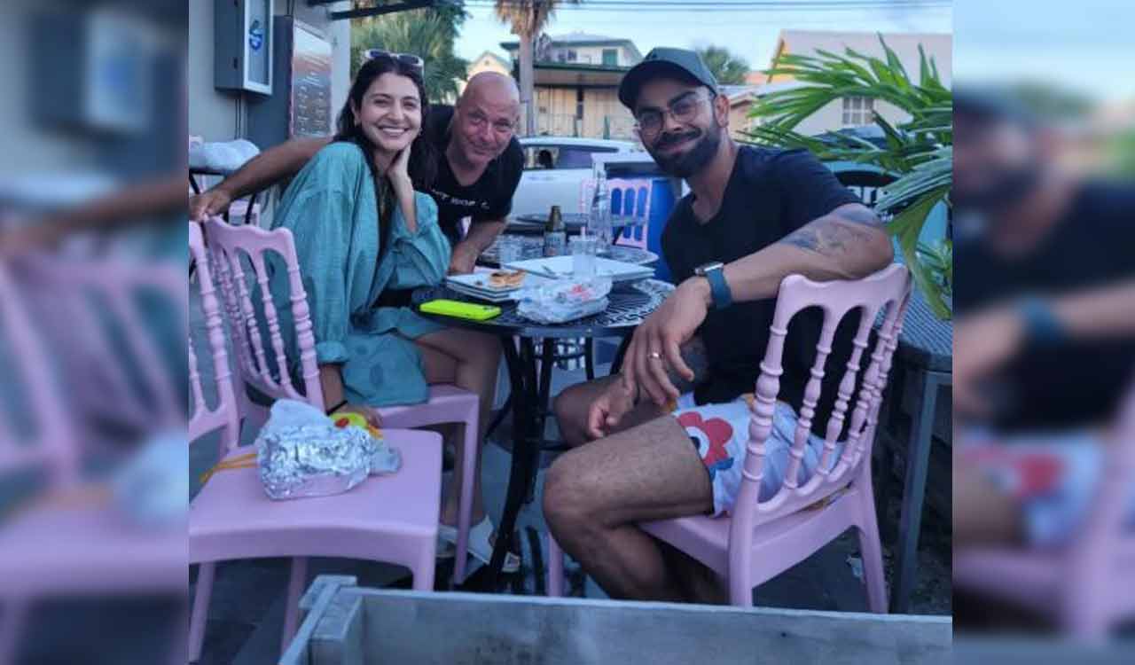 Viral pic: Virat Kohli, Anushka Sharma enjoy lunch date in Barbados